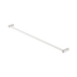 An image of Nero Tapware New Mecca Single Towel Rail 800mm Brushed Nickel