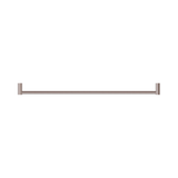 An image of Nero Tapware New Mecca Single Towel Rail 800mm Brushed Bronze
