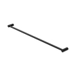 An image of Nero Tapware New Mecca Single Towel Rail 800mm Matte Black