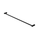 An image of Nero Tapware New Mecca Single Towel Rail 800mm Matte Black