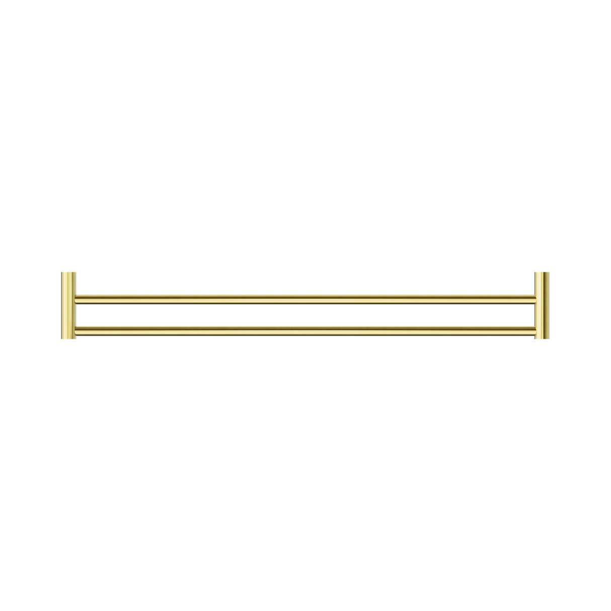 An image of Nero Tapware New Mecca Double Towel Rail 800mm Brushed Gold