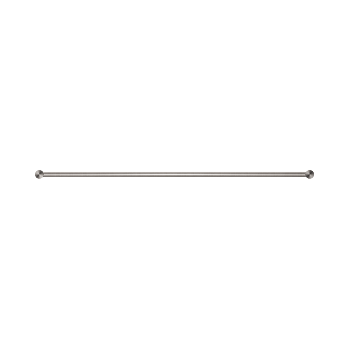 An image of Nero Tapware New Mecca Double Towel Rail 800mm Brushed Nickel