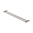 An image of Nero Tapware New Mecca Double Towel Rail 800mm Brushed Bronze