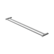 An image of Nero Tapware New Mecca Double Towel Rail 800mm Chrome