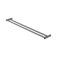 An image of Nero Tapware New Mecca Double Towel Rail 800mm Gun Metal