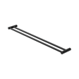 An image of Nero Tapware New Mecca Double Towel Rail 800mm Matte Black