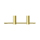 An image of Nero Tapware New Mecca Hand Towel Rail Brushed Gold