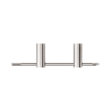 An image of Nero Tapware New Mecca Hand Towel Rail Brushed Nickel