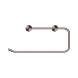 An image of Nero Tapware New Mecca Hand Towel Rail Brushed Bronze