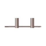 An image of Nero Tapware New Mecca Hand Towel Rail Brushed Bronze