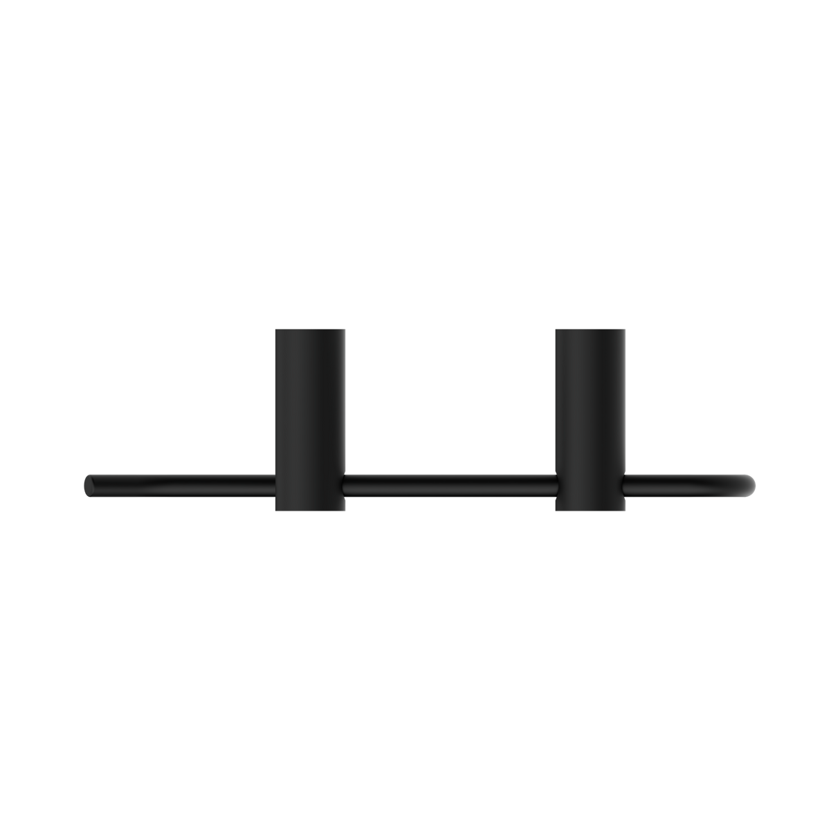 An image of Nero Tapware New Mecca Hand Towel Rail Matte Black