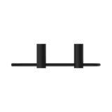 An image of Nero Tapware New Mecca Hand Towel Rail Matte Black