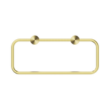 An image of Nero Tapware New Mecca Towel Ring Brushed Gold