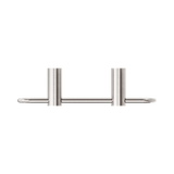 An image of Nero Tapware New Mecca Towel Ring Brushed Nickel