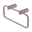 An image of Nero Tapware New Mecca Towel Ring Brushed Bronze