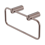An image of Nero Tapware New Mecca Towel Ring Brushed Bronze