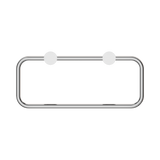 An image of Nero Tapware New Mecca Towel Ring Chrome