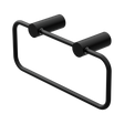 An image of Nero Tapware New Mecca Towel Ring Matte Black
