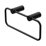 An image of Nero Tapware New Mecca Towel Ring Matte Black