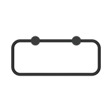An image of Nero Tapware New Mecca Towel Ring Matte Black