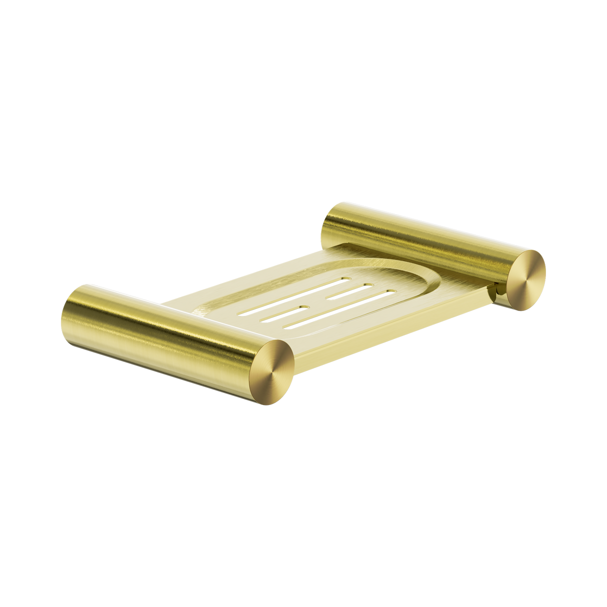 An image of Nero Tapware New Mecca Soap Dish Holder Brushed Gold