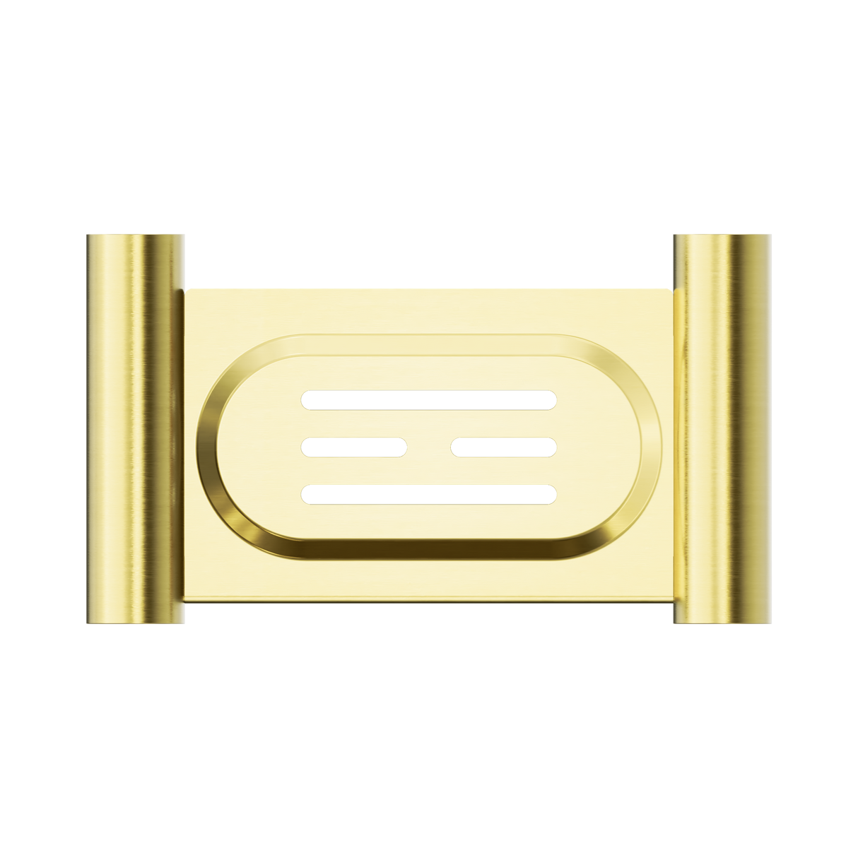 An image of Nero Tapware New Mecca Soap Dish Holder Brushed Gold