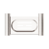 An image of Nero Tapware New Mecca Soap Dish Holder Brushed Nickel