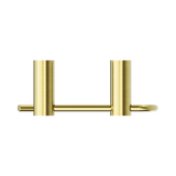 An image of Nero Tapware New Mecca Toilet Roll Holder Brushed Gold