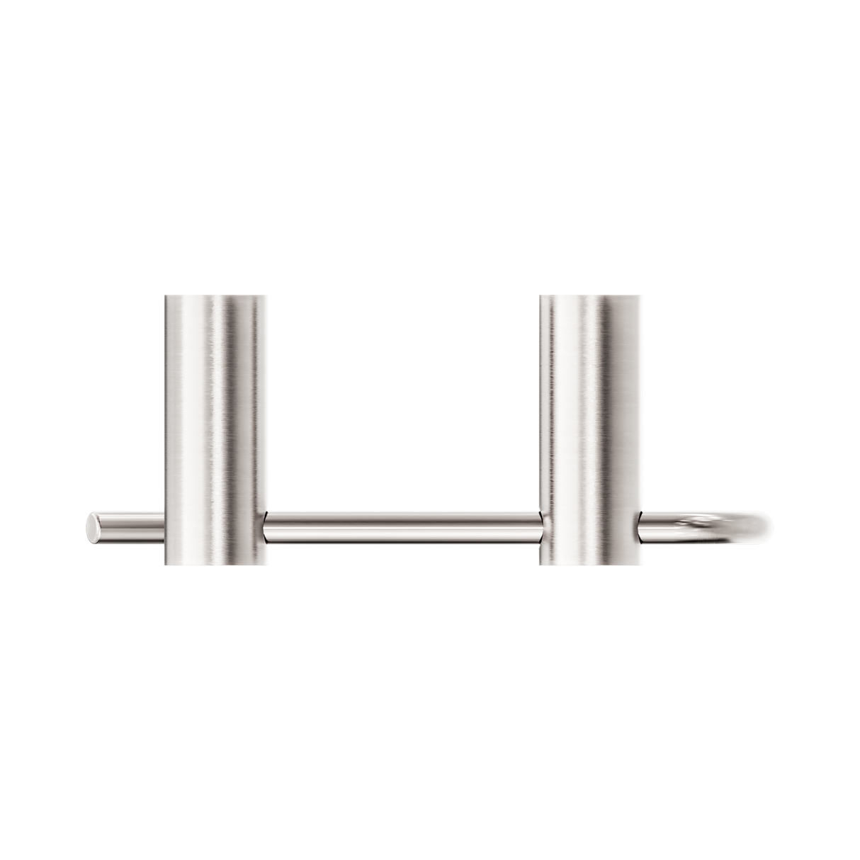 An image of Nero Tapware New Mecca Toilet Roll Holder Brushed Nickel