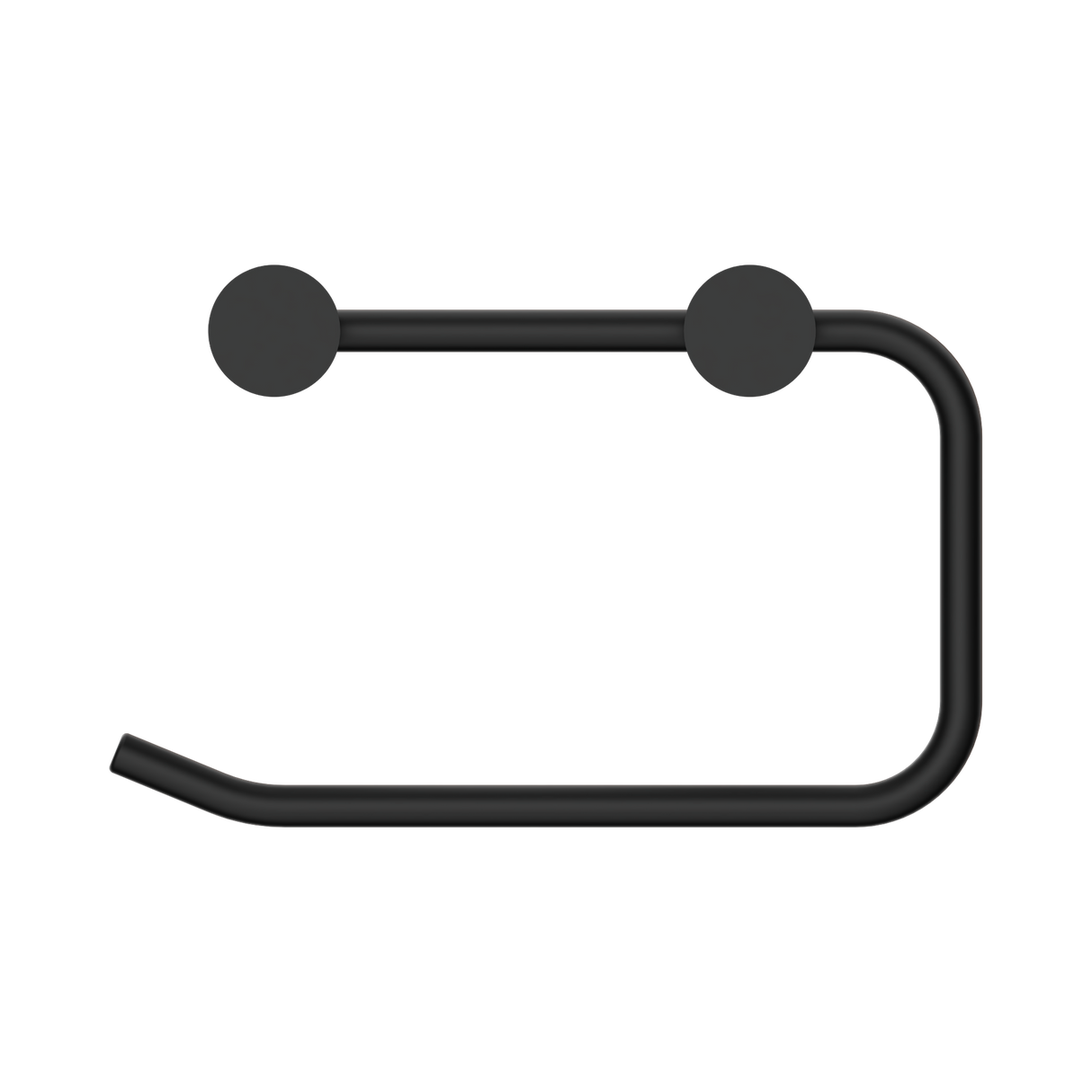 An image of Nero Tapware New Mecca Toilet Roll Holder Matte Black