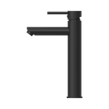 An image of Nero Tapware Dolce Tall Basin Mixer Matte Black