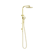 An image of Nero Tapware Bianca Twin Shower Brushed Gold