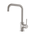 An image of Nero Tapware Dolce Kitchen Mixer Square Shape Brushed Nickel