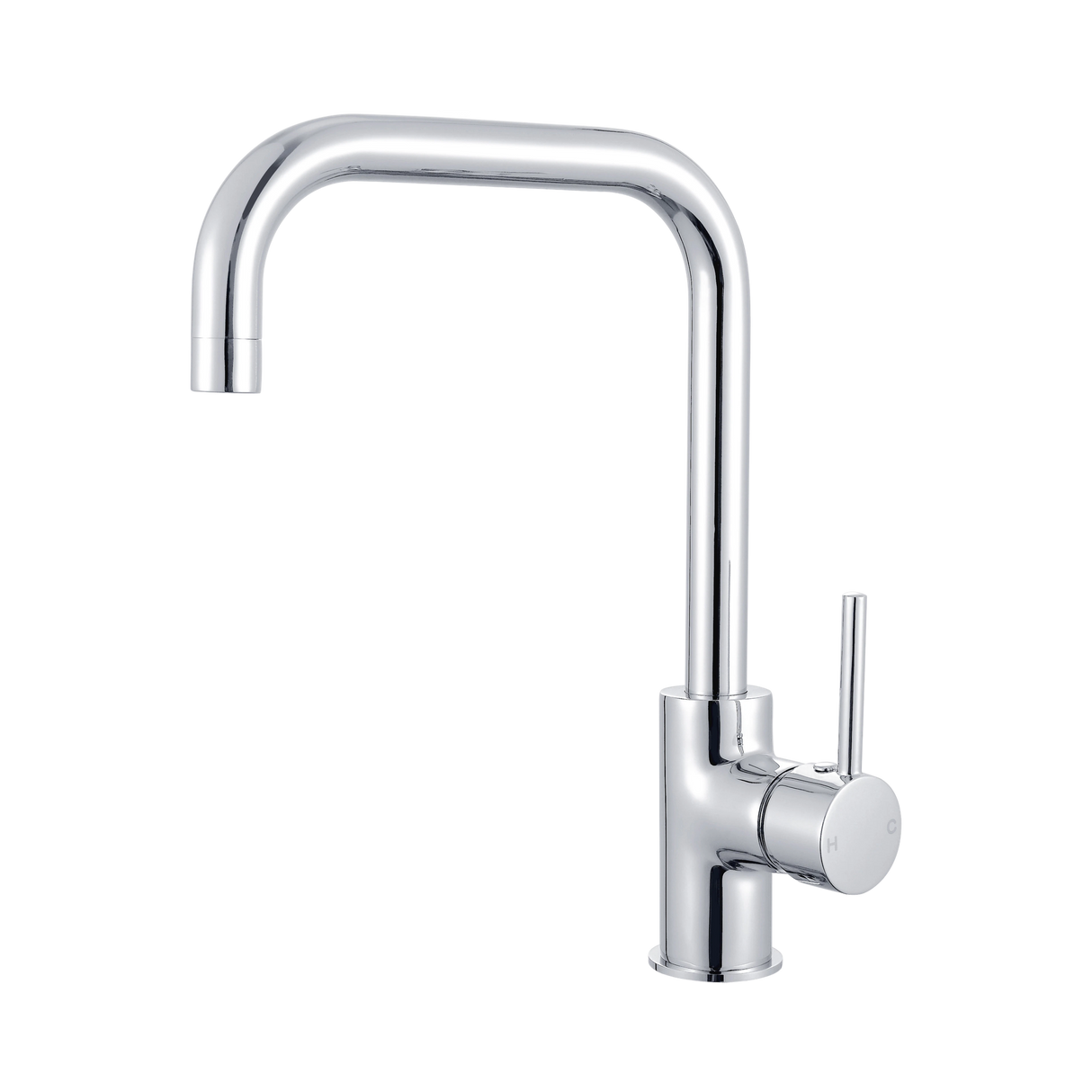 An image of Nero Tapware Dolce Kitchen Mixer Square Shape Chrome