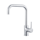 An image of Nero Tapware Dolce Kitchen Mixer Square Shape Chrome