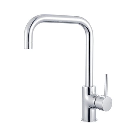 An image of Nero Tapware Dolce Kitchen Mixer Square Shape Chrome