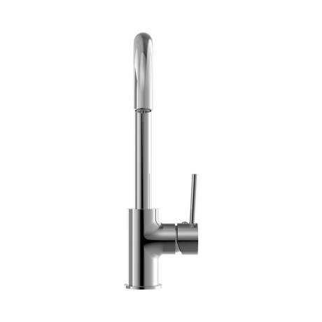 An image of Nero Tapware Dolce Kitchen Mixer Gooseneck Chrome