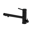 An image of Nero Tapware Dolce Three-Way Kitchen Mixer Matte Black