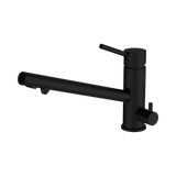 An image of Nero Tapware Dolce Three-Way Kitchen Mixer Matte Black