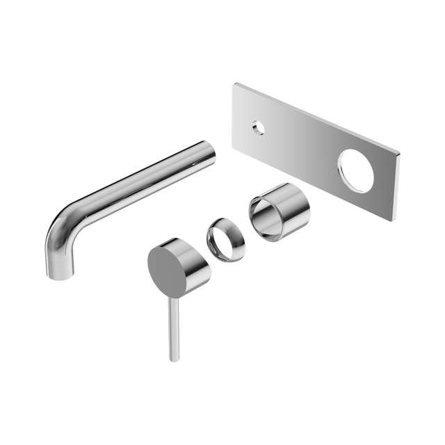 An image of Nero Tapware Dolce Wall Basin/Bath Mixer Trim Kits Only Chrome