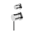 An image of Nero Tapware Dolce Shower Mixer With Diverter Separate Back Plate Chrome