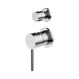 An image of Nero Tapware Dolce Shower Mixer With Diverter Separate Back Plate Chrome
