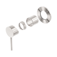 An image of Nero Tapware Dolce Shower Mixer Trim Kits Only Brushed Nickel