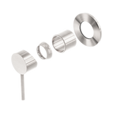 An image of Nero Tapware Dolce Shower Mixer Trim Kits Only Brushed Nickel