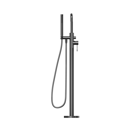 An image of Nero Tapware Opal Freestanding Bath Mixer With Hand Shower Graphite