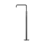 An image of Nero Tapware Opal Freestanding Bath Mixer With Hand Shower Graphite