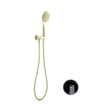 An image of Nero Tapware Opal Shower On Bracket With Air Shower Brushed Gold