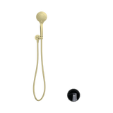 An image of Nero Tapware Opal Shower On Bracket With Air Shower Brushed Gold