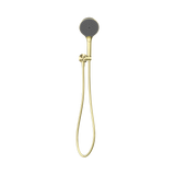 An image of Nero Tapware Opal Shower On Bracket With Air Shower II Brushed Gold