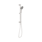 An image of Nero Tapware Opal Shower Rail With Air Shower II Brushed Nickel